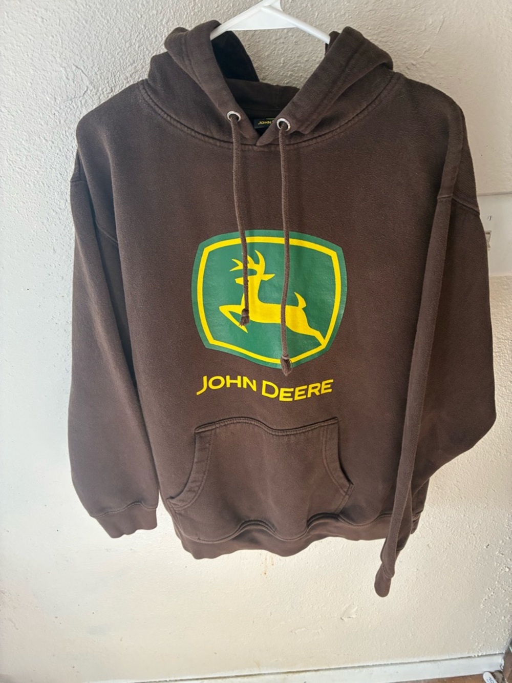 John Deere Drawstring Hoodie Sweatshirt